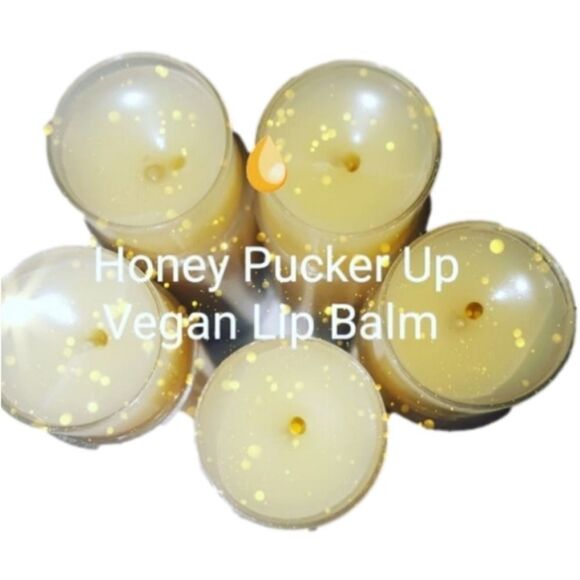 Hand CRAFTED HP🎉🎉🎉🎉🎉3for13 HONEY PUCKER UP VEGAN LIP BALM - Picture 1 of 10